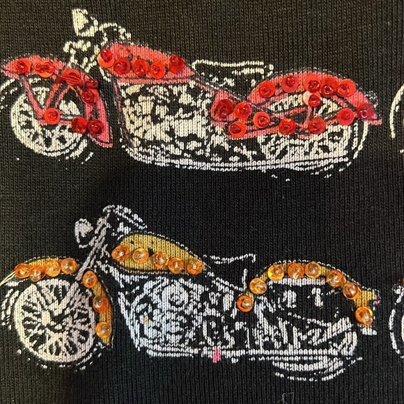 Vintage Motorcycle Print Shirt M - Picture 7 of 7